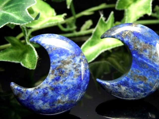 選べる8種! ミニサイズ ぷっくり月型タンブル 1個売り 最大幅約30mm 