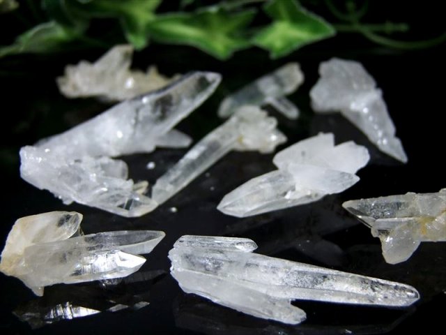 希少 国産原石 透明美品 宮崎水晶（板谷水晶）結晶ミニクラスター S