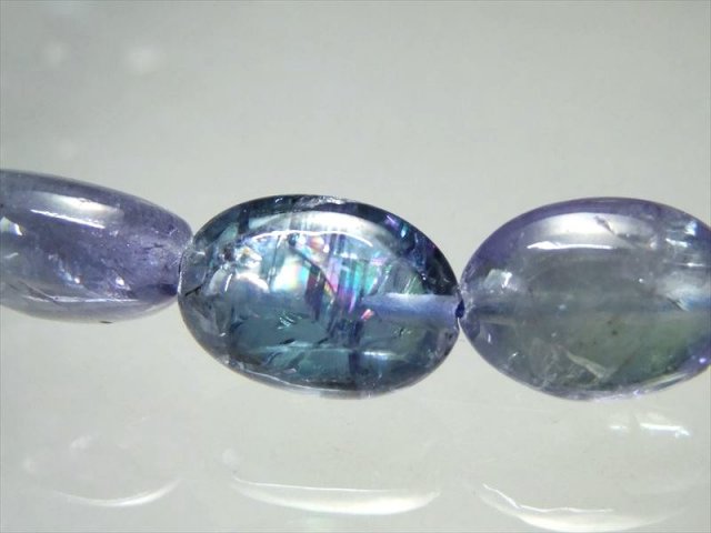 【宝石質】◆透明感&多色性 タンザナイト 8mm ブレスレット「直感力」 宝石質】◇透明感&多色性 タンザナイト 8mm ブレスレット「直感力」