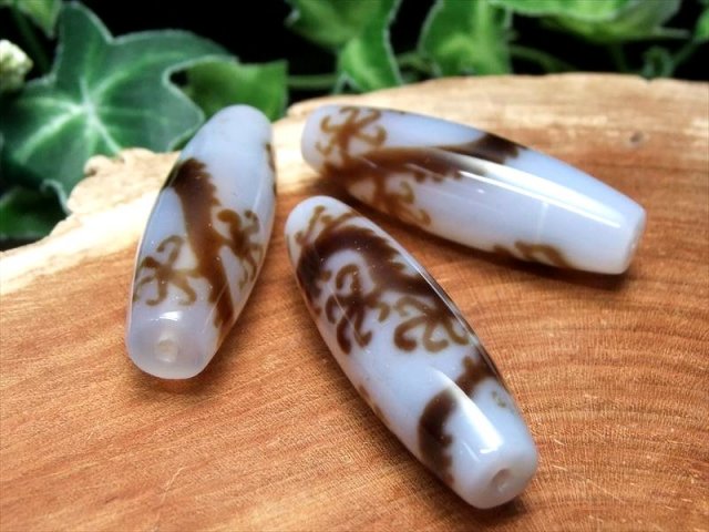 待望の白天珠入荷!! 五本爪 A至純天珠 龍神 白天珠(りゅうじんしろてん 