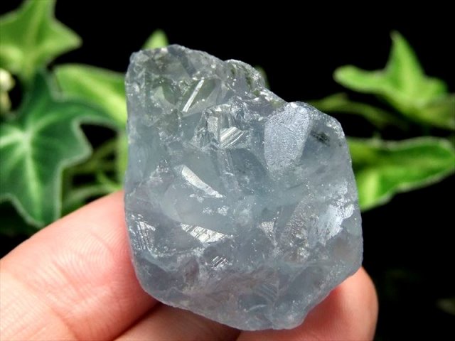 原石セレスタイト 高品質結晶タイプ セレスタイト 結晶原石さざれ 約200g（5-10個入り