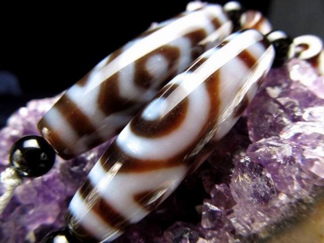 増益星辰天珠(ぞうえきせいしんてんじゅ) 連 天珠サイズ約37mm 一連5個付き 幸福や富をもたらす お買い得 天珠連販売