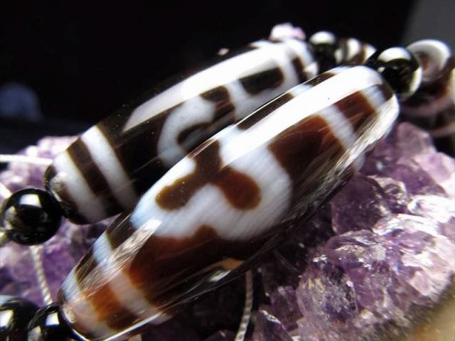 菩提天珠 ぼだいてんじゅ 連 天珠サイズ約37mm 一連5個付き 迷いや悩み解消・人間関係好転をもたらす お買い得 天珠連販売