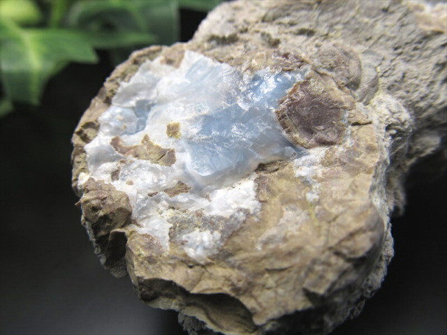 希少 国産原石 青色オパール 原石 重さ70.5g サイズ約54mm×38mm ブルーオパール ナチュラル感たっぷり ラフ原石 癒しを与える石 愛知県 新城市 海老棚山高原