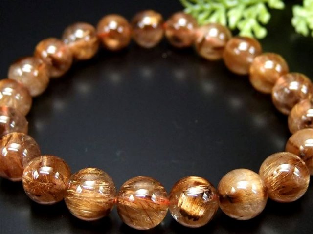 これぞタイガー 4A タイガータイチンルチルクォーツ ブレスレット 9mm  