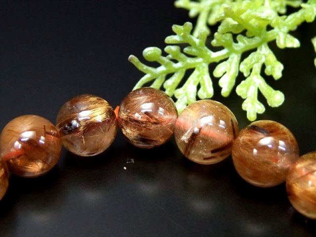 これぞタイガー 4A タイガータイチンルチルクォーツ ブレスレット 9mm  