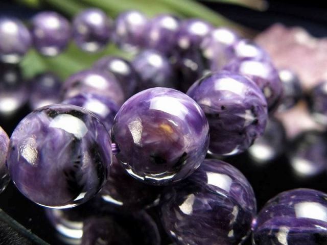 独特な艶感 3A MIXチャロアイト ブレスレット 約7mm-7.5mm×26珠前後 エジリン輝石入りやシリカタイプも 世界三大ヒーリングストーン