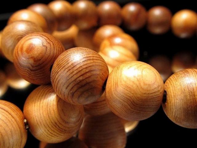 正規品 世界銘木協会 屋久杉 ブレスレット 10.5mm-11mm×20珠前後