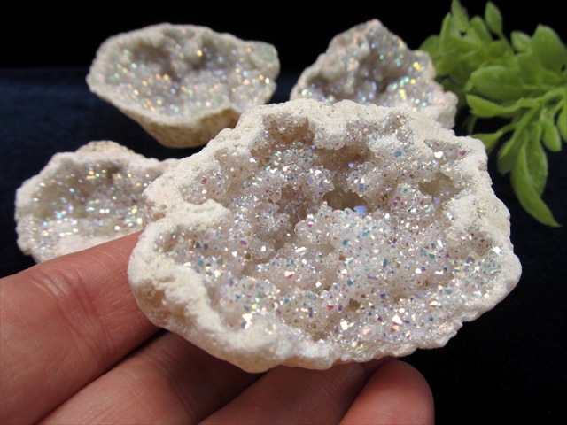 キラキラ オーラ加工 ちびジオード 昌洞 1個売り 50g-70g 美結晶