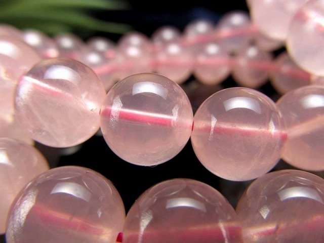 AA+ ディープローズクォーツ ブレスレット 12.5mm-13mm×16珠前後