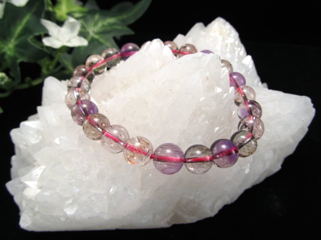 龍鱗タイプ チベット産 ヒマラヤ水晶 クラスター 高さ53mm 重さ570g