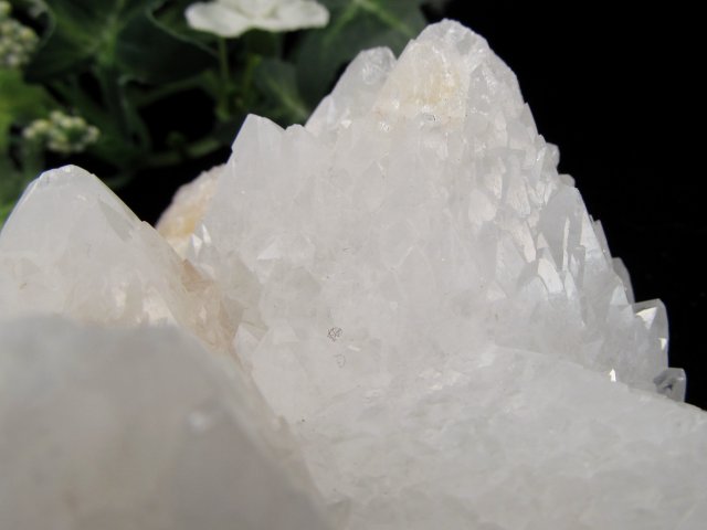 龍鱗タイプ チベット産 ヒマラヤ水晶 クラスター 高さ53mm 重さ570g