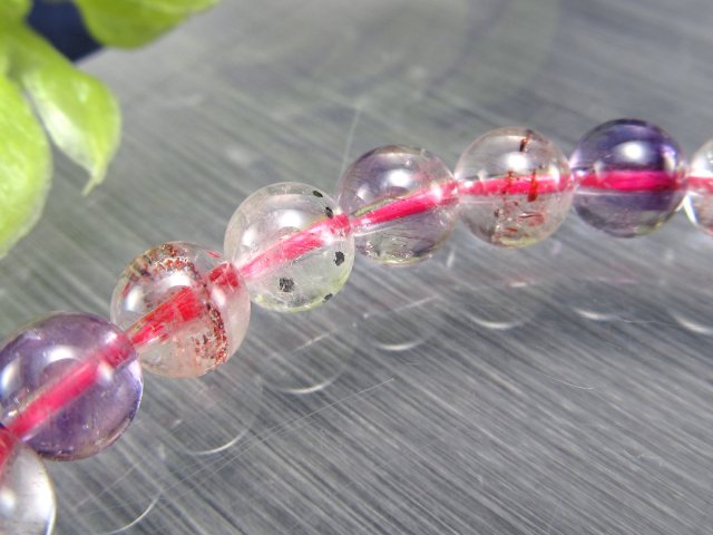 【希少石】ピンクスーパーセブン ブレスレット約7.8mm 入手困難 高品質 希少石】ピンクスーパーセブン ブレスレット約7 8mm 入手困難 高
