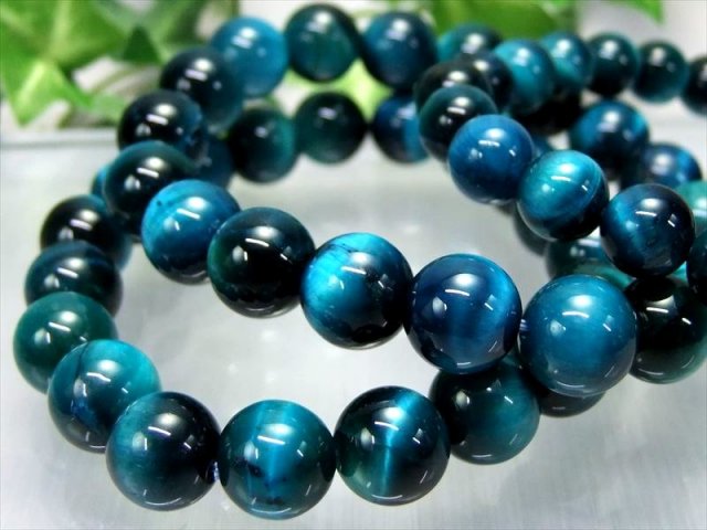 k18クラスプ 丸玉2個付きブルータイガーアイブレスレット 楽天市場