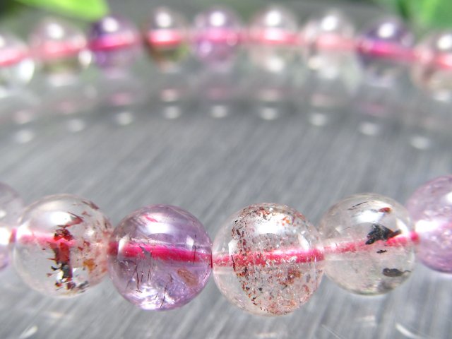 3A スーパーセブン ブレスレット 7.5mm-8mm×25珠 7つのパワーを