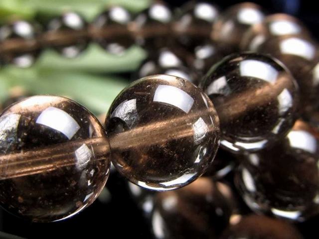 チンターマニストーン オブシディアン ブレスレット 11mm-11.5mm×18珠前後 透明感抜群 ブラックカラー 願いを叶える 如意宝珠