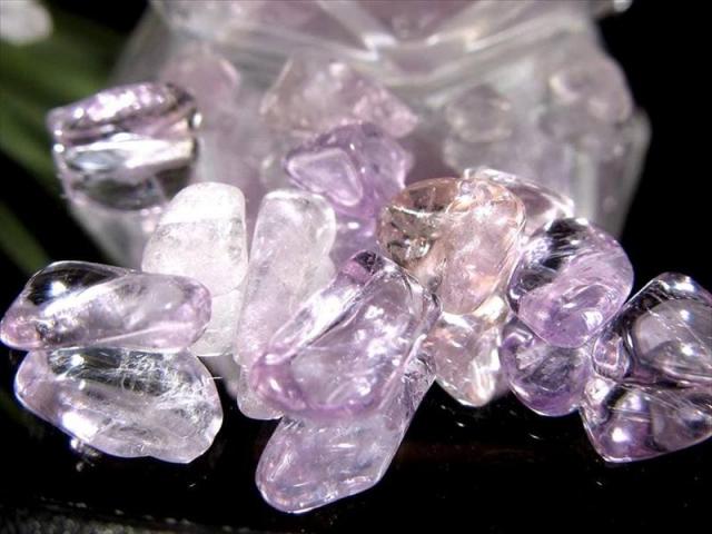 透明度抜群！小粒タイプ 透明ラベンダーアメジスト(紫水晶