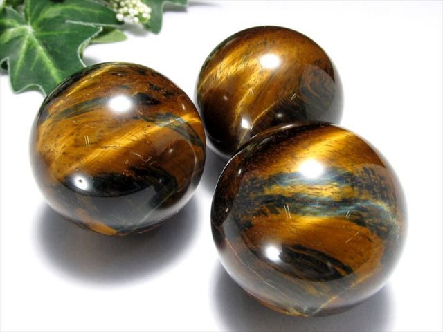 3A ツートンタイガーアイ 丸玉 1個売り 直径約34mm-36mm 稲妻シラーあり バイカラー ゴールド&ブルー 力と財力の象徴 南アフリカ産 パワーストーン 天然石