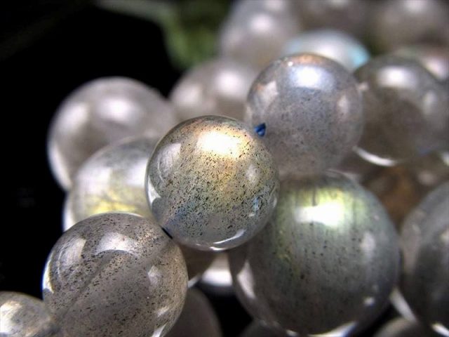 AA+ 12mm珠 マルチカラーシラー ラブラドライト 一連 約38-40cm 透明 極上 天然石 ビーズ マダガスカル産 rn-p パワーストーン 天然石