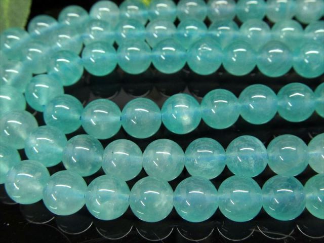 6mm珠 クリア アマゾナイト 一連 約38-40cm 激安入荷 希少 透明感抜群