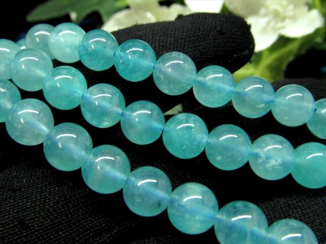 6mm珠 クリア アマゾナイト 一連 約38-40cm 激安入荷 希少 透明感抜群