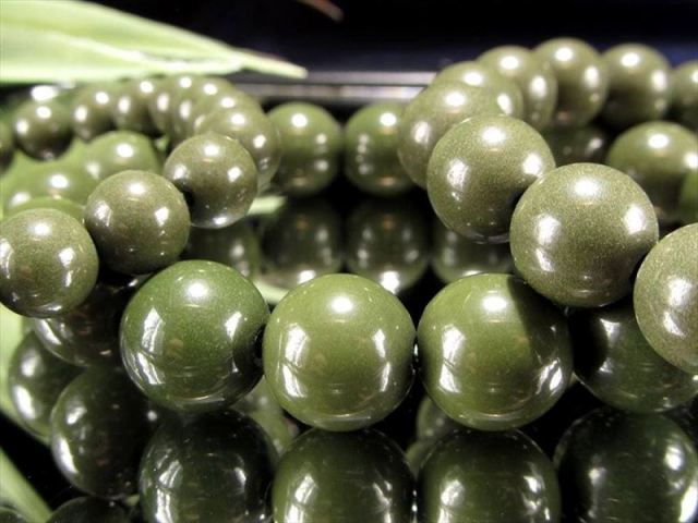 癒しのグリーンカラー 緑北投石 グリーンホクトライト ブレスレット