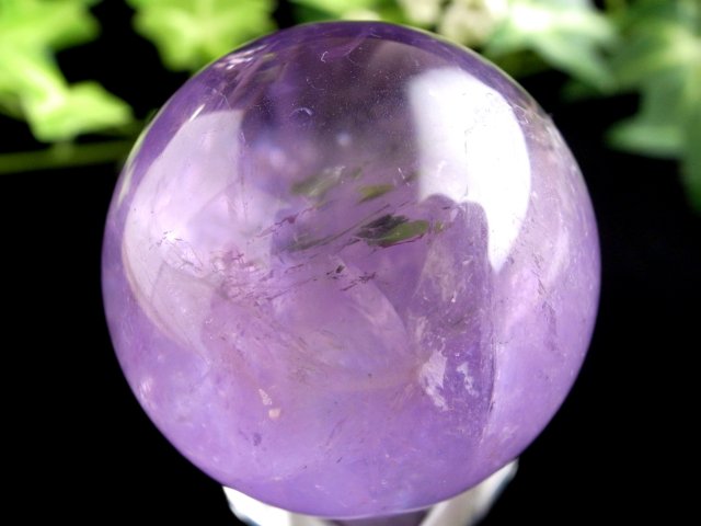 紫水晶　アメジスト　水晶玉　丸玉　天然石　パワーストーン 楽天市場】【48mm】アメジスト 丸玉｜アメシスト Amethyst 紫