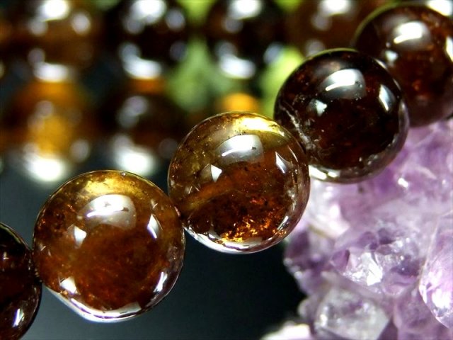 店頭展示中 『地球最後の秘境』最高峰ヒマラヤ山脈 5A ヒマラヤ産 ドラバイト ブラウントルマリン ブレスレット 10mm-10.5mm×19珠