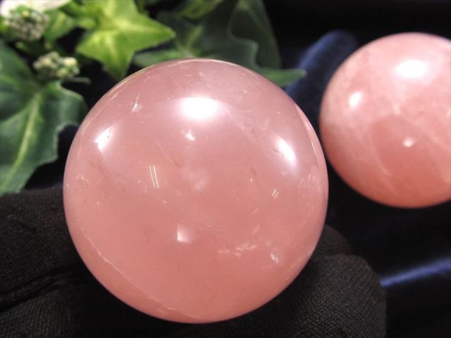 ディープローズクォーツ 丸玉 1個売り 直径32mm-34mm 恋愛成就の石 愛