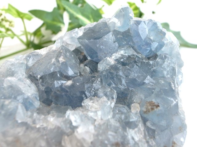 ハートの石 ハート型 天使の石 セレスタイト 原石 最大幅82mm 重さ554g 清浄、博愛