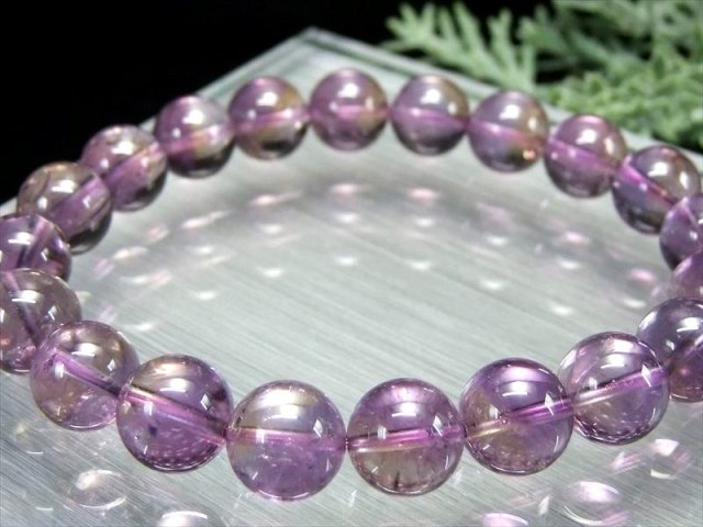 アメトリン デザインブレスレット 宝石質 楽天市場】アメトリン カット ブレスレット 11.5mm 18cm メンズM