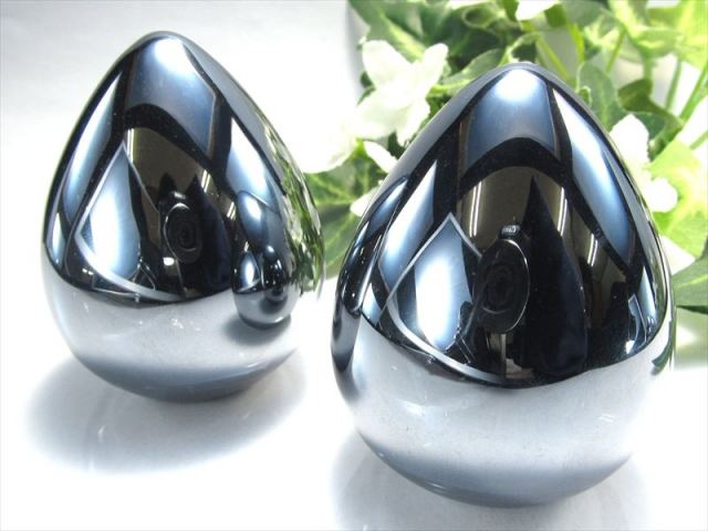 バイヤー愛用の品 テラヘルツ つぼ押し しずく型 1個売り 重さ約130g 高さ約55mm前後 幅約45mm前後 たまご型 話題のテラヘルツ鉱石が激安入荷