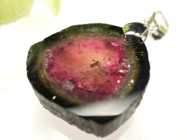 ウォーターメロントルマリン　ペントップ ロイヤルクラス ウォーターメロントルマリン ペンダントトップ 重さ約