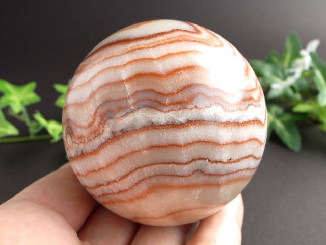 まるで豚肉！招財のお守り ポークストーン (豚肉石) 丸玉置物