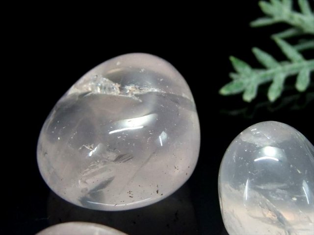 超希少モザンビーク産 ローズクォーツ（紅水晶）タンブル 詰合せ 一袋