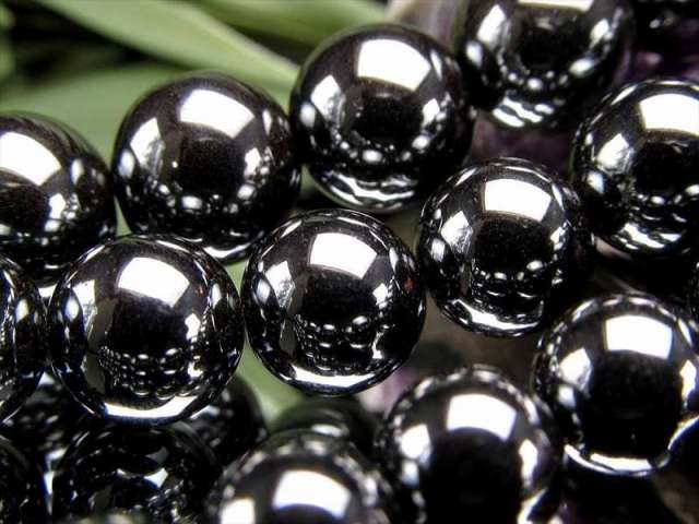 激安宣言 約12mm珠 ヘマタイト 赤鉄鉱 一連 約37-39cm ブラジル産 geki rn-s パワーストーン 天然石