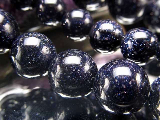 約12mm珠 ブルーゴールドストーン 紫金石 一連 約36cm-38cm 人工石 rn-s パワーストーン 天然石