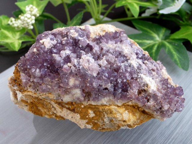 希少 国産原石 アメジスト(紫水晶) 原石 186g ナチュラル原石 愛の守護石 藤色結晶 秋田県鹿角市十和田瀬田石小真木鉱山産