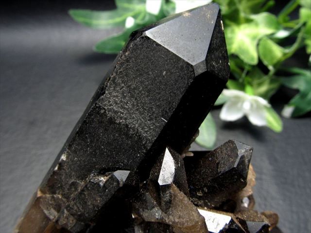 スモーキークォーツクラスター/モリオンクラスター約約291g スモーキークォーツ クラスター モリオン 黒水晶 煙水晶 原石