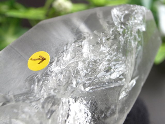 激レア 溶け跡くっきり カブラル産 レムリアン単結晶 ライトニングクリスタル(雷水晶) 幅 約65mm 重さ 88g コレクター品