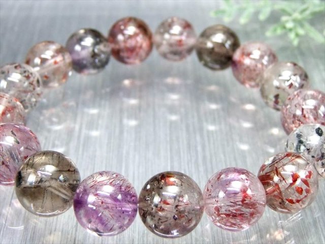 スーパーセブン　ブレスレット　2本セット スーパーセブン ブレスレット 11mm 18cm メンズM レディースL サイズ