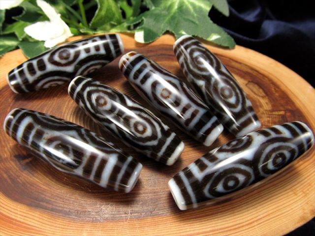 【入手困難/夢幻品質】希少龍眼白天珠＊37×13mm＊ A至純天珠 白 龍眼白天珠(りゅうがん しろ てんじゅ) サイズ:約