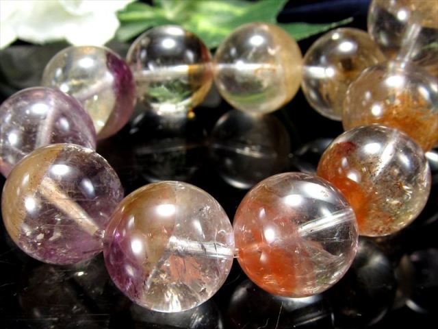 夢を纏うレムリアン ドリームコートレムリアン ブレスレット 12mm-12.5mm×17珠 数あるレムリアンの中でも別格