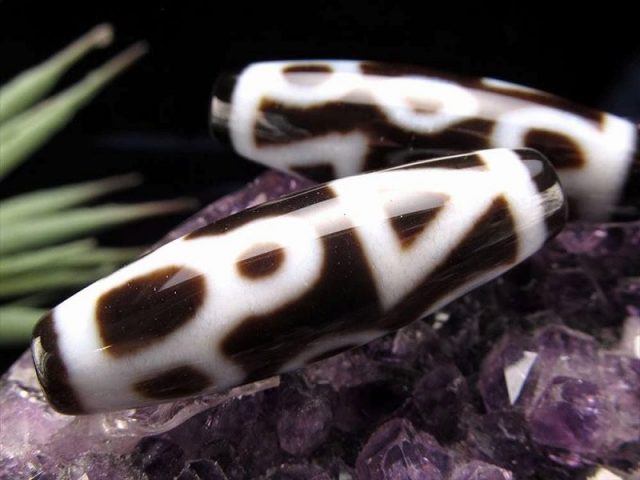 A至純天珠 双喜佛天珠 そうきぶつてんじゅ サイズ:約37ミリ 1個売り