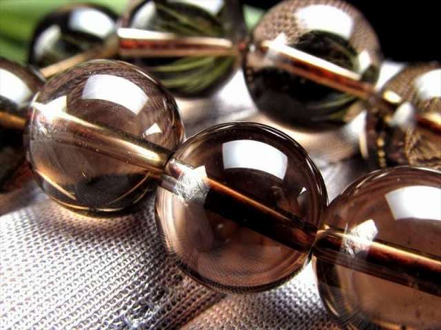 激安宣言 AAA 約16mm珠 スモーキークォーツ 煙水晶 一連 約37-39cm 極上 天然石 ビーズ パワーストーン ブラジル産 geki パワーストーン 天然石