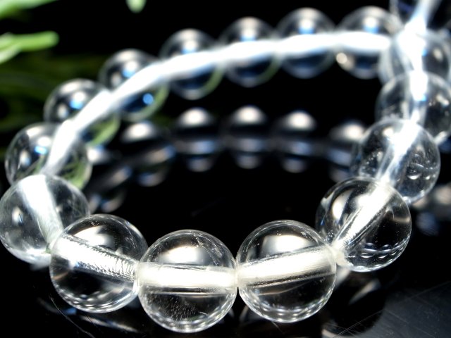 クリアタイプ ガネーシュヒマール産 水晶 ブレスレット 6mm-6.5mm×30珠