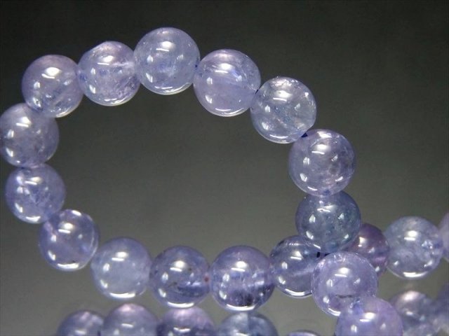 透明 5A 宝石質 タンザナイト ブルーゾイサイト ブレスレット