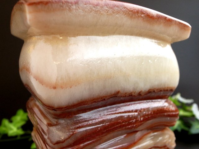 三足 豚 天然石 ソープストーン 置き物