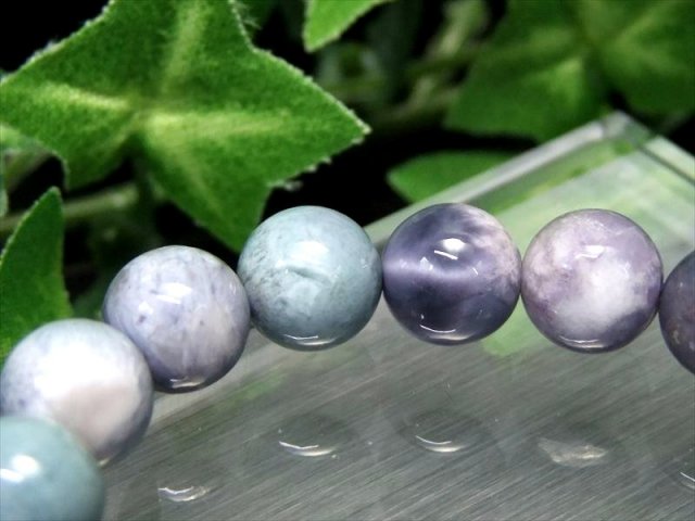 抜粋鑑別済み 4A パープルラリマー ブレスレット 9mm×22珠 入手困難 愛