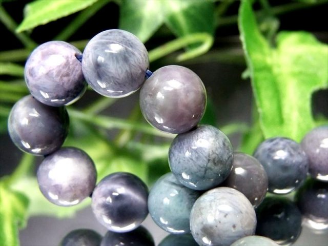 抜粋鑑別済み 4A パープルラリマー ブレスレット 9mm×22珠 入手困難 愛